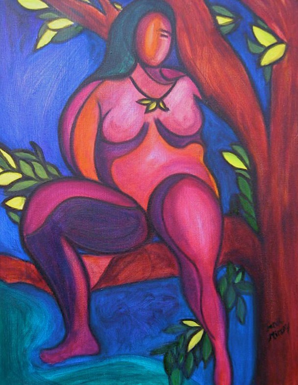 Lady in Tree